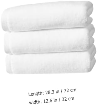 3pc Soft Lightweight Absorbent Bath Towels for Home Spa Gym Kitchen