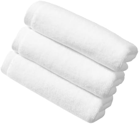 3pc Soft Lightweight Absorbent Bath Towels for Home Spa Gym Kitchen