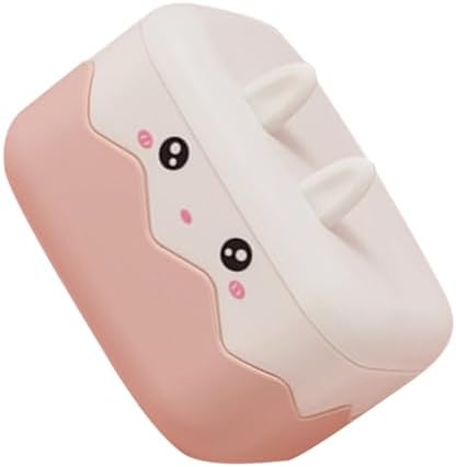 Durable Travel-Friendly Bathroom Soap Holder with Cartoon Rabbit Design