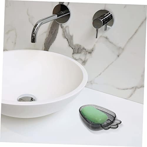 Ciieeo 3pcs Cartoon Soap Holder with Double Drain