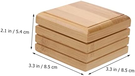 Amosfun Bamboo Soap Dish Holder