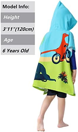 Perfectly Soft Kids Beach Towel with Dinosaur Design Toddler Age