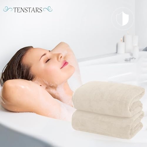 Ultra Soft Microfiber Bath Towel Set 2 Pack