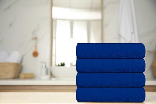 Premium Hand Towels for Home Gym and Spa Royal Blue