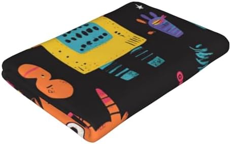 HOYYU Monster Robot Beach Towel for Kids Girls Boys