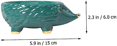 Topperfun Hedgehog Ceramic Soap Holder