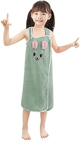 PURFUN Girls Soft Cartoon Rabbit Bath Towel
