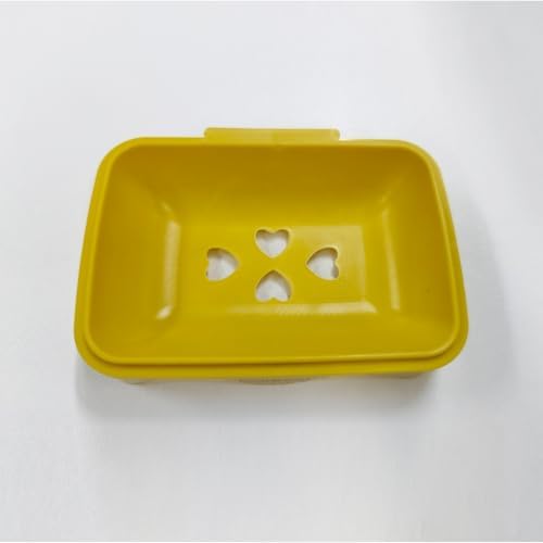 STYLISH MINIMALIST TRANSPARENT soap DISH WITH DRAINAGE