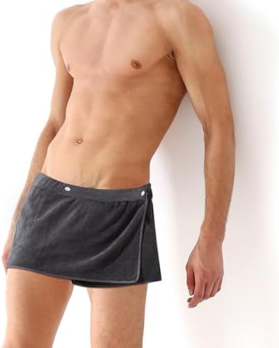 YumSur Men Boys Bath Towel Wrap 2pcs