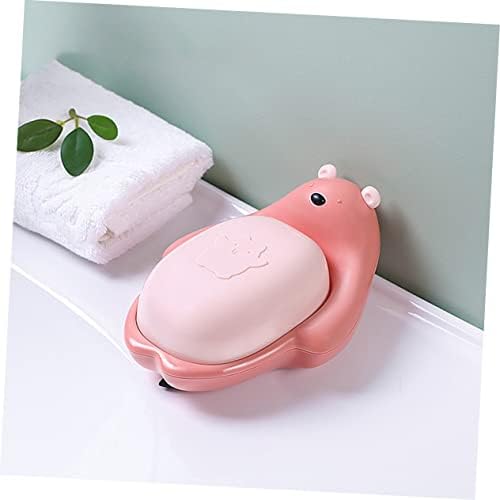 Dual-Use Kitchen Bathroom Soap Holder with Drainage for Kids