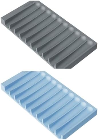 Adjustable Silicone Soap Trays for Kitchen Bathroom Use