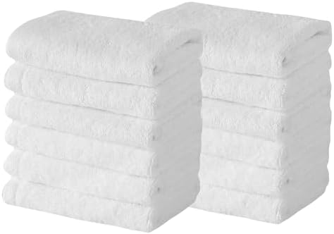 Luxury 100 Cotton Washcloth Set - Ultra-Soft Perfect for Relaxing Moments