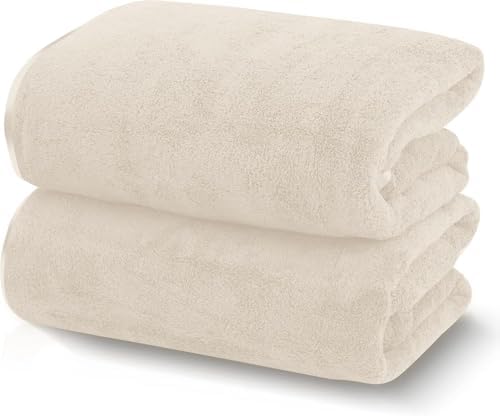 Ultra Soft Microfiber Bath Towel Set 2 Pack
