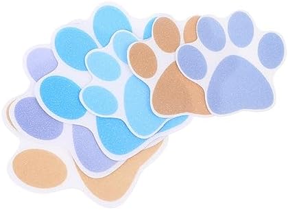 6Pcs Cartoon Dog Footprint Non-Slip Shower Stickers