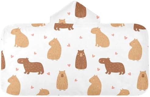 Burbuja Capybara bath towel for kids absorbent soft flame retardant