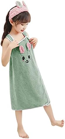 PURFUN Girls Soft Cartoon Rabbit Bath Towel