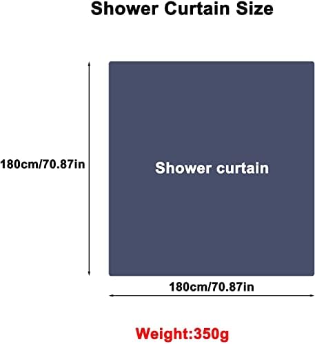 Halloween Twister - Christmas-Themed Bath Curtain for Kids Durable Water-resistant