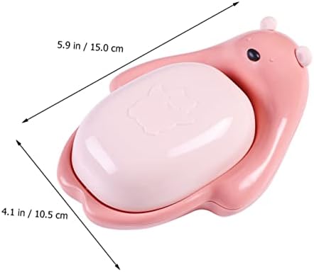 Dual-Use Kitchen Bathroom Soap Holder with Drainage for Kids