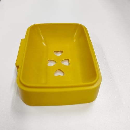 STYLISH MINIMALIST TRANSPARENT soap DISH WITH DRAINAGE