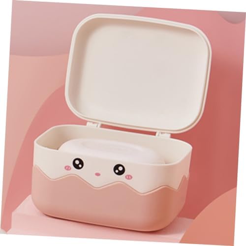 Durable Travel-Friendly Bathroom Soap Holder with Cartoon Rabbit Design