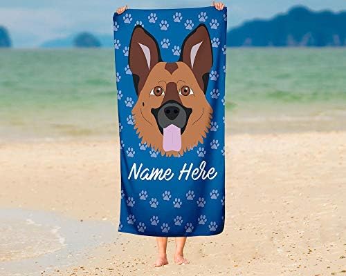 Personalized Pet Breed Beach Towels