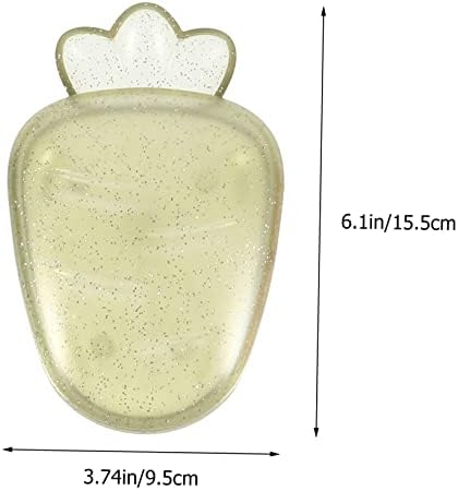 Ciieeo 3pcs Cartoon Soap Holder with Double Drain
