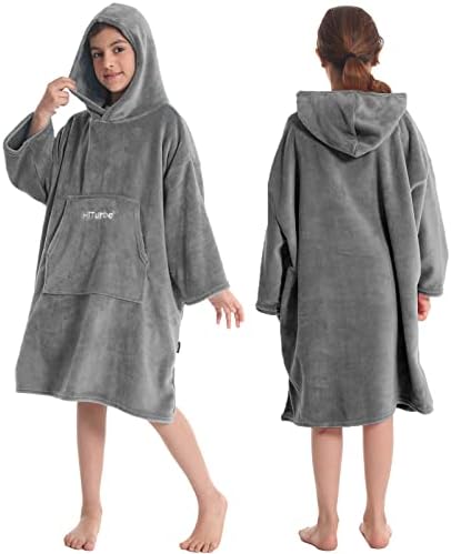 Hiturbo Kids Warm Plush Changing Robe