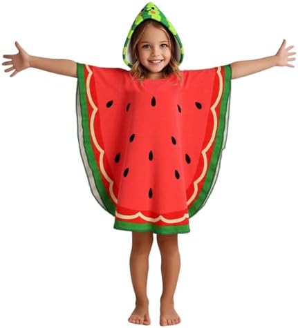 PinkSheep Kids Beach Towel with Hood and Buckle