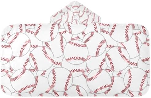 YETTASBIN Baseball Hooded Bath Towel for Kids