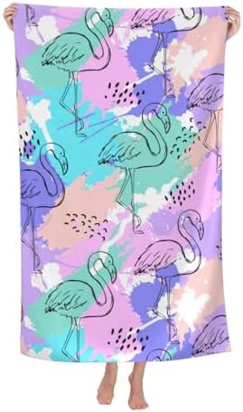 Flamingo Beach Towels VIBRANT FOR ADULTS KIDS