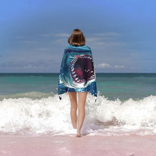 Great White Shark Beach Towel