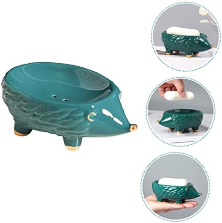Adorable Hedgehog Ceramic Soap tray for Bathroom and Kitchen