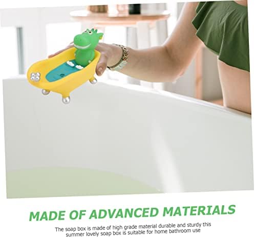 DECHOUS 1Pc Cartoon Dinosaur Soap Holder