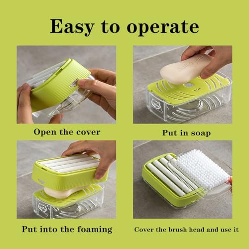 Portable Soap Box Roller Perfectly Foaming for Home Travel
