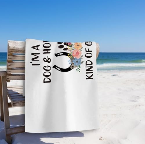 Surprise Your Furry Friend Trendy Beach Towels for Dog Horse Lovers