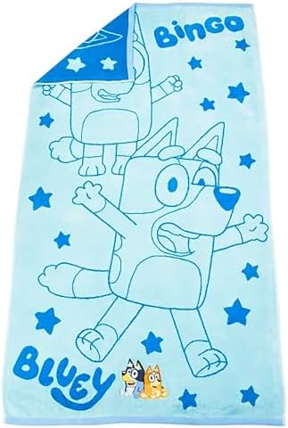 Bingo-Blue Kids Beach Towel - 63 x 34 - 100 Cotton