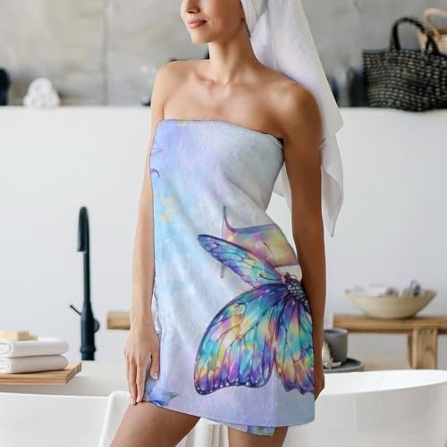 Personalized 40x70 Butterfly Beach Towel