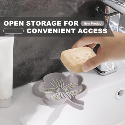 Silicone Soap Dish Perfect for a Hygge Bath Pink