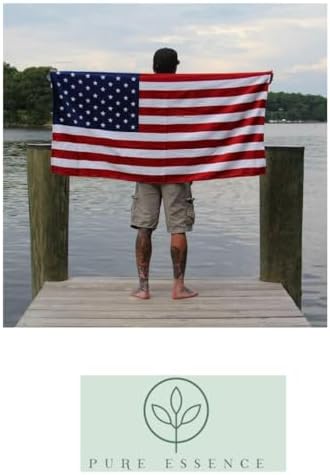 Pure Essence American Flag Beach Towel Set