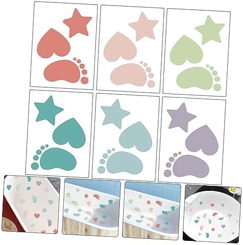 Cartoon Bathfloor Stickers for Kids No Tools Required