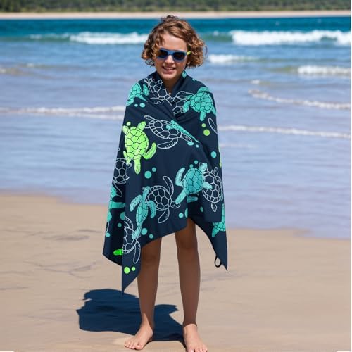 MelonBoat Large Microfiber Beach Towel Speedy Absorbent Compact for Travel