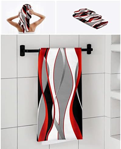Multi-Use Geometric Bath Towel Set