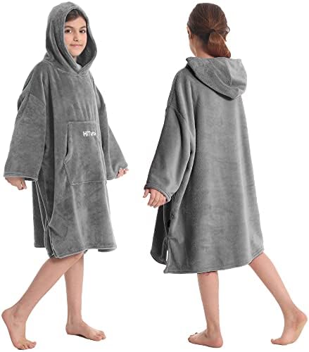 Hiturbo Kids Warm Plush Changing Robe