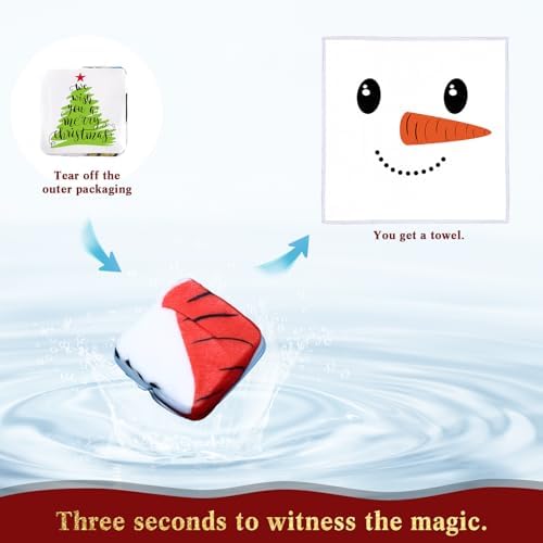 Macarrie Christmas Hand Towels 24 Set