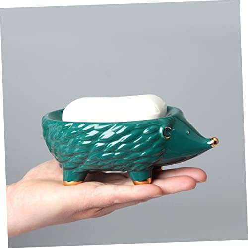 Ssplendid Hedgehog Soap Holder - ceramic bathroom drainage system for Guinea Pig Kids