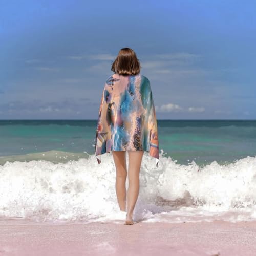 VANZEV TROPICAL SEASCAPE BEACH TOWEL