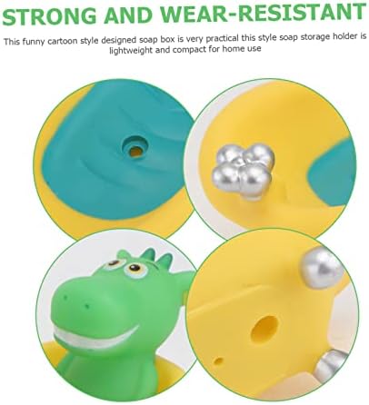 Cartoon Dinosaur Bathtub Soap Holder for Boys and Girls