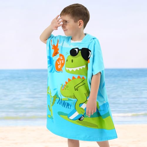 Dinosaur Exploring Adventure Beach Towel for Kids