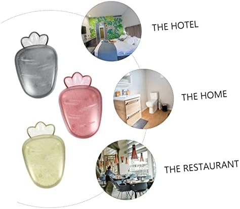 Ciieeo 3pcs Cartoon Soap Holder with Double Drain