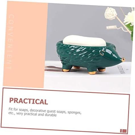 Ssplendid Hedgehog Soap Holder - ceramic bathroom drainage system for Guinea Pig Kids
